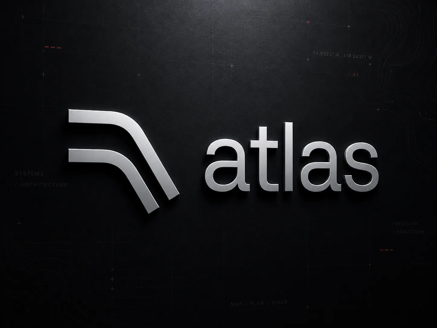 Atlas research visual showing geospatial and operational mapping forms